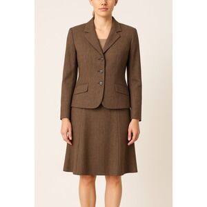 Sag Harbor Skirt Set 14 Old Money Tweed  Dark Academia Office Siren‎